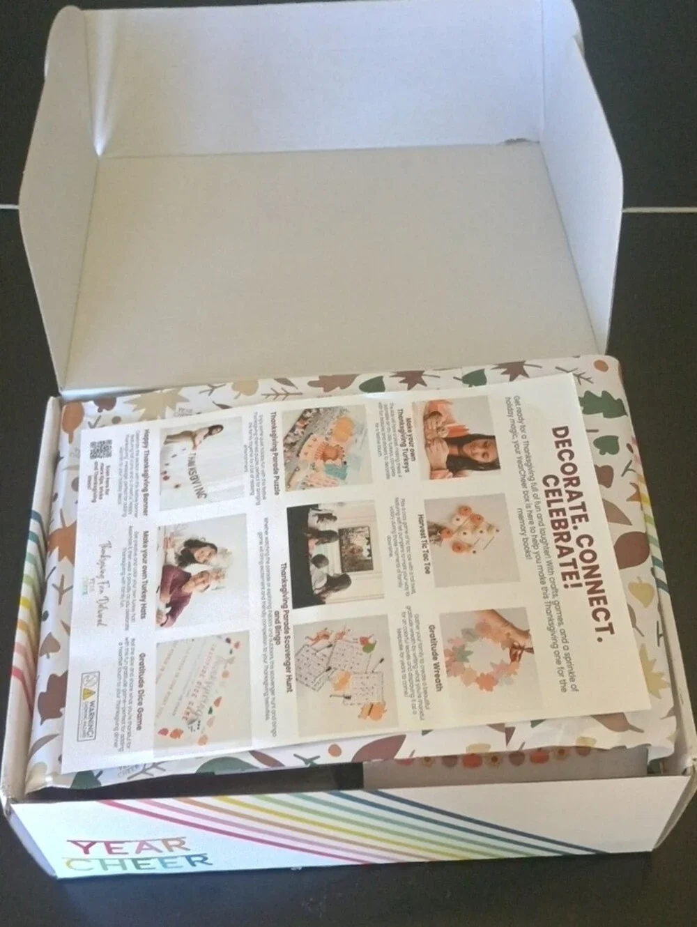 Kids Crafts And Activities Thanksgiving Banner & Party Decor Set